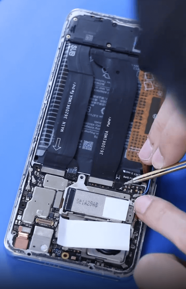 xiaomi mi 11 ultra kann nicht booten Reparaturanleitung 01 Demontieren Sie das Telefon