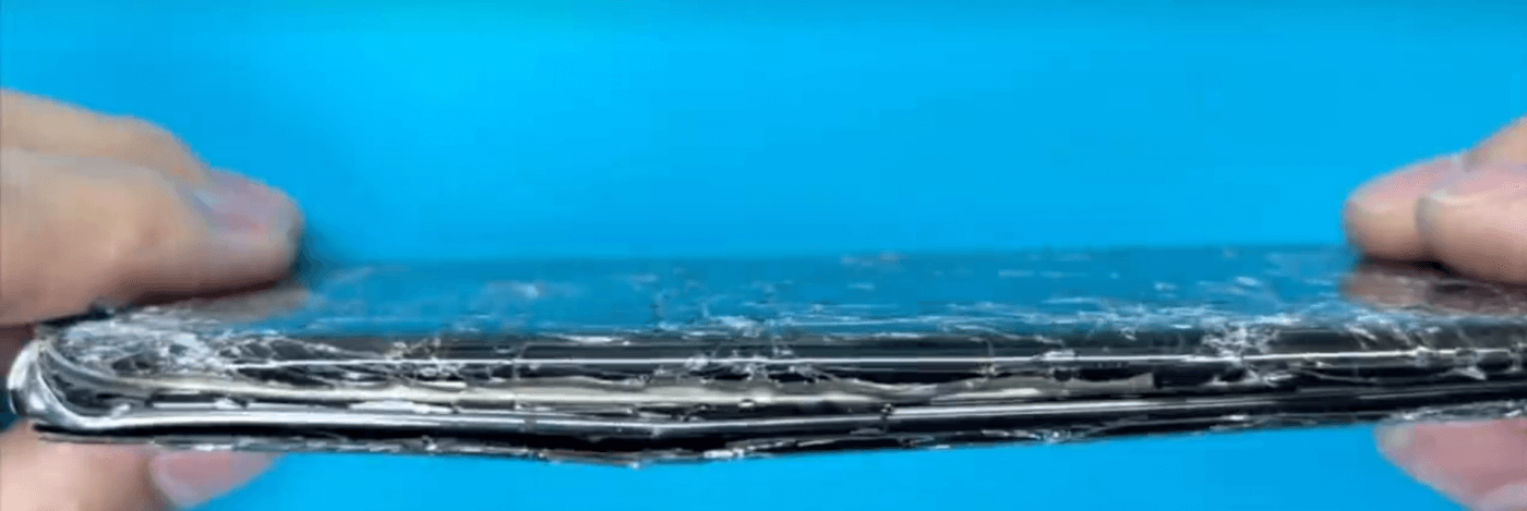 reparación huawei mate 40 pro dañado por caída 01 El teléfono agrietado
