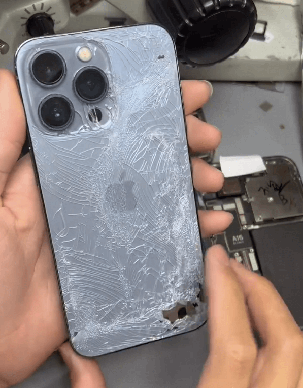 how to repair iphone 13 pro display issues after drop damage: step-by-step guide damaged iPhone 13 pro