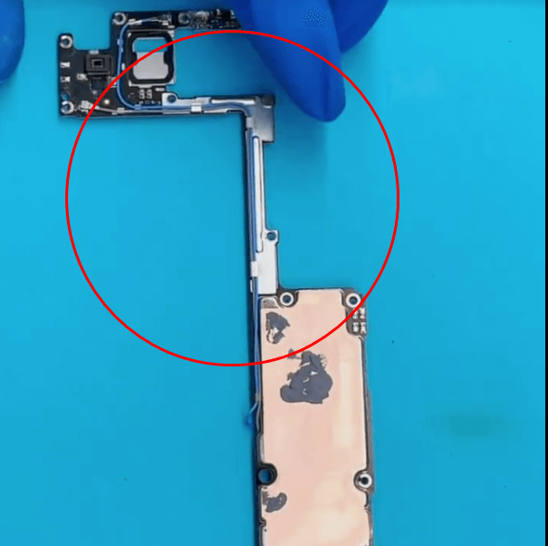 Riparazione dei danni causati dall'acqua di xiaomi mi 10 ultra: ripristino di un telefono che non si avvia scheda madre del telefono