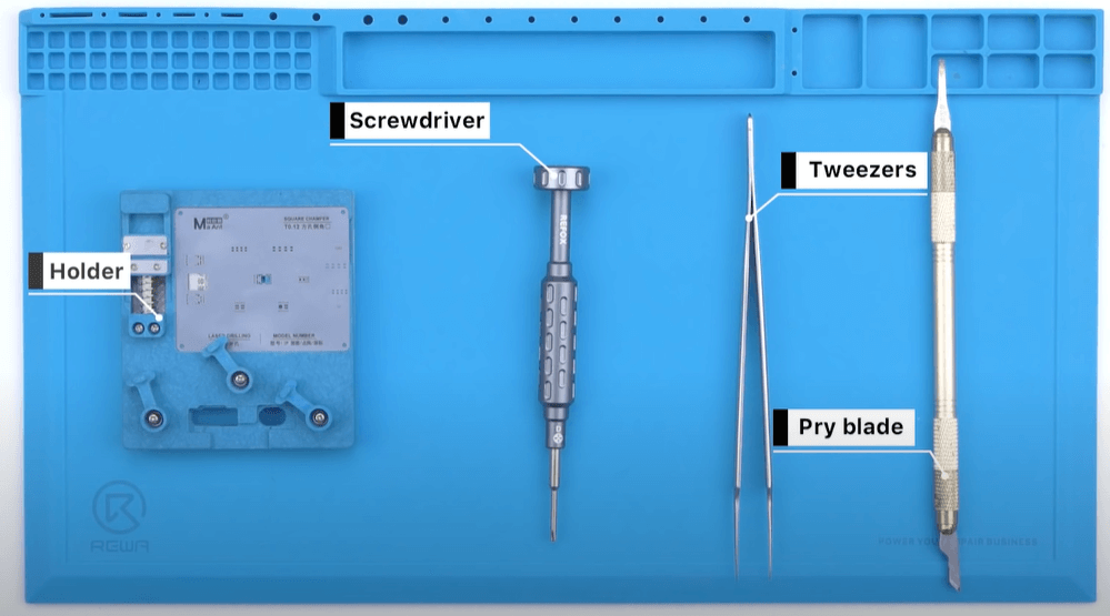 iphone 13 pro face id no disponible reparacion 03 Herramientas necesarias