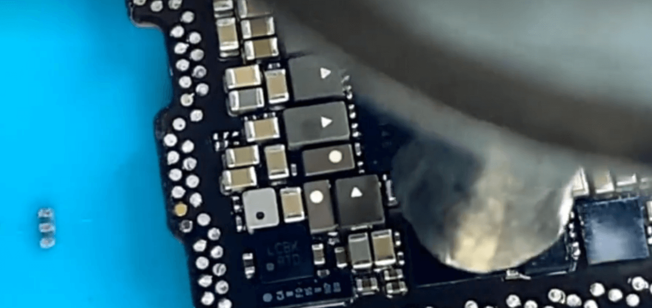 iphone 12 pro max cannot charge and stuck at apple logo 04 Solder it back to the motherboard
