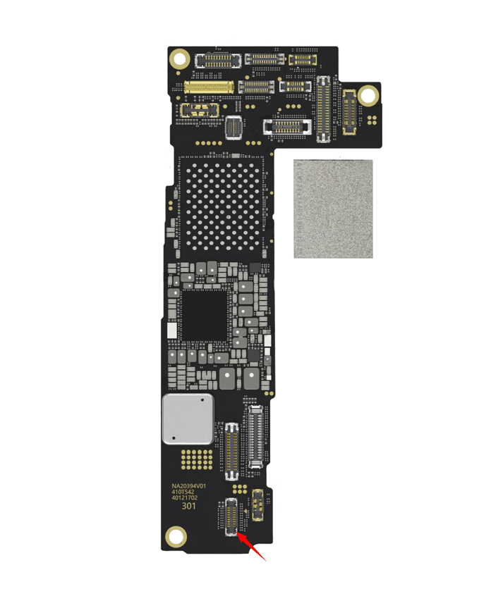 Comment réparer l'écran tactile de l'iphone 12 qui ne fonctionne pas après la charge de nuit ? 04 Connecteur tactile