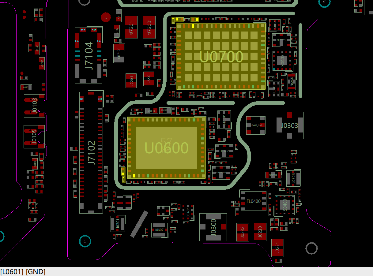 xiaomi 12 pro problème de réseau guide de réparation 05 U0600 autour de lui quelques condensateurs sont manquants