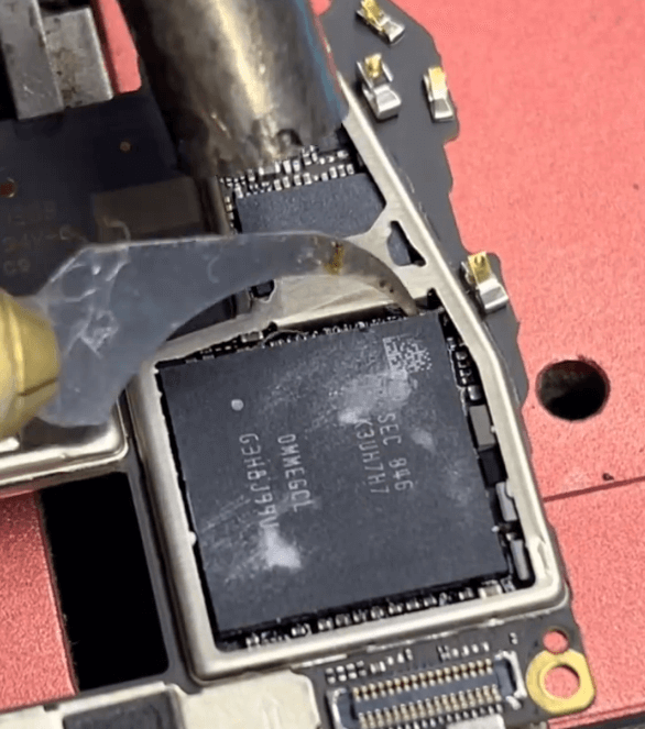 reparación de problemas de arranque en huawei mate 20 pro causados por problemas de soldadura de la cpu CPU Kirin 980