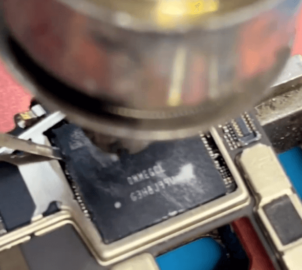 reparación de problemas de arranque en huawei mate 20 pro causados por problemas de soldadura de la cpu eliminar CPU Kirin 980