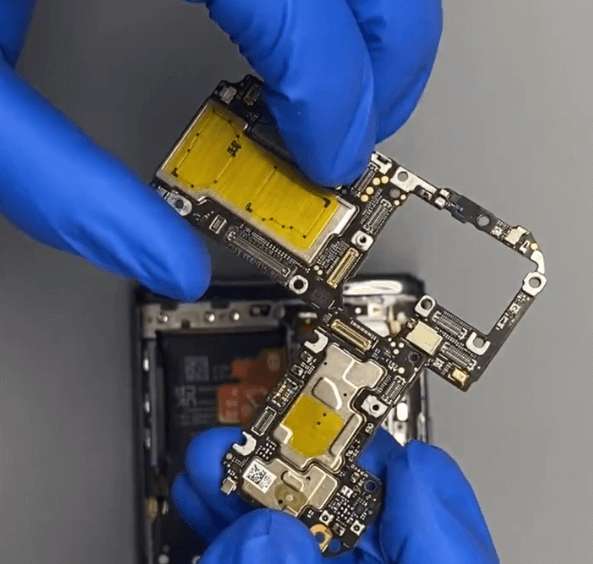cómo reparar el daño por agua de mar y el problema de arranque del Huawei P50 Pocket: una guía paso a paso Daños por agua de mar en HUAWEI P50 Pocket