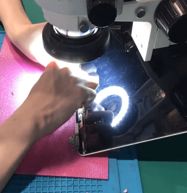 reparación del problema de falta de vídeo en macbook a1707