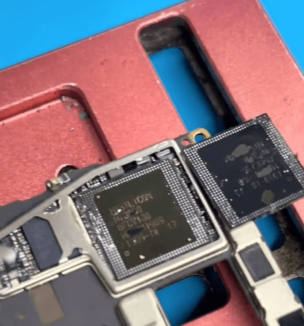 reparación de problemas de arranque en huawei mate 20 pro causados por problemas de soldadura de la cpu eliminar CPU Kirin 980