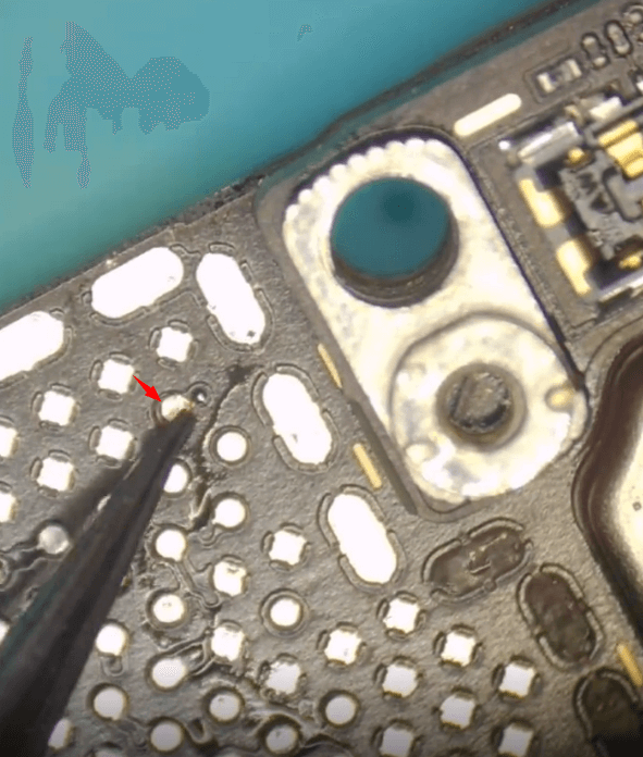 Huawei Mate 40 Pro kein Bild durch Sturzschaden Lötösen