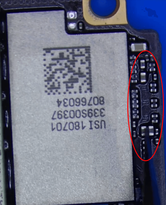 come risolvere il problema della fotocamera di iphone 8 plus 2x non funzionante rimuovere iphone 8 sette condensatori di soupling