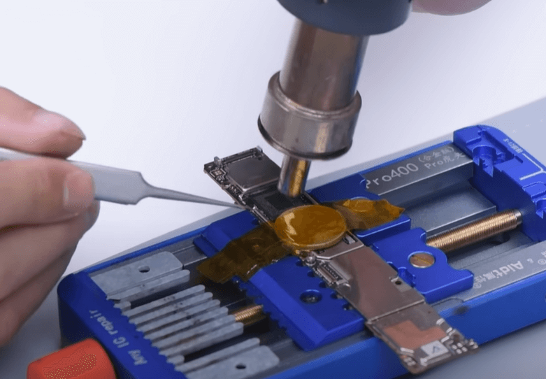 black shark 3 won't turn on repair 20 Solder the CPU with hot air gun