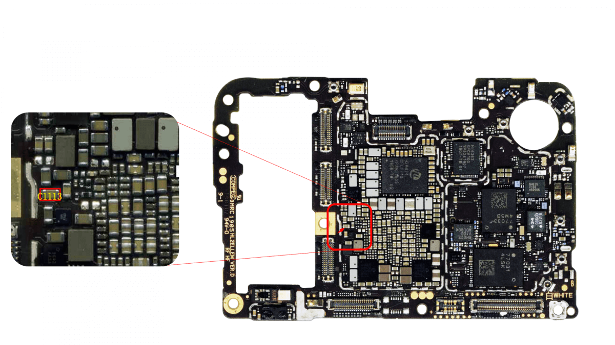 huawei p30 non si avvia per riparare il problema C1113
