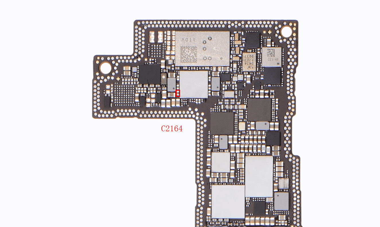 iphone 12 pro problemi comuni casi di riparazione C2164 Posizione sulla scheda madre