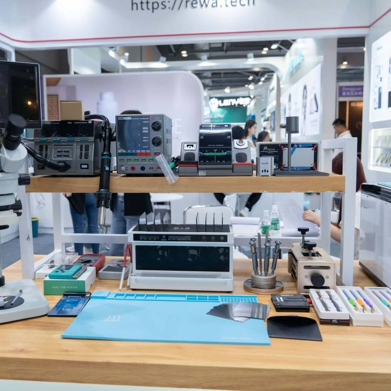 rewa participated in the hong kong global sources mobile electronics show with great success Professional Cell Phone Repair Tools Set