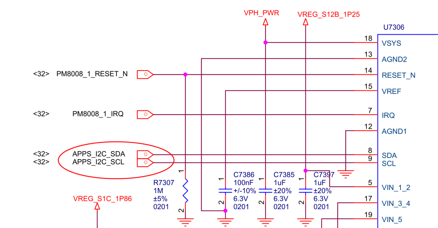 xiaomi mi 11 problema de la cámara de reparación Bus I2C para U7306
