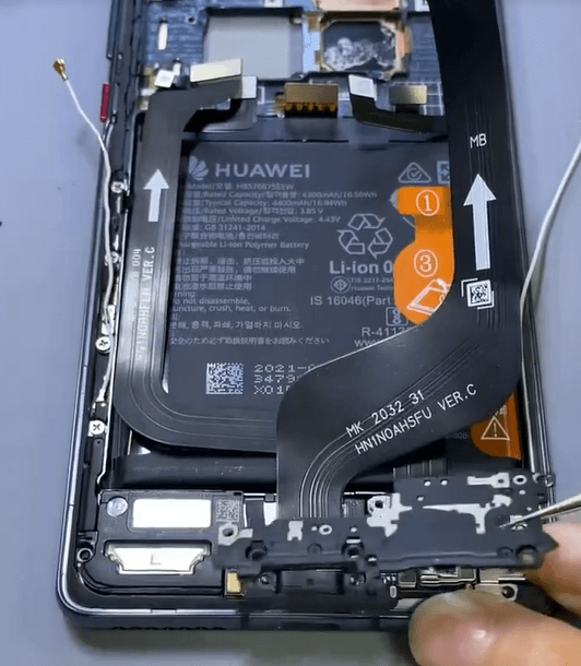 réparation des dommages causés par l'eau sur le huawei mate 40 pro