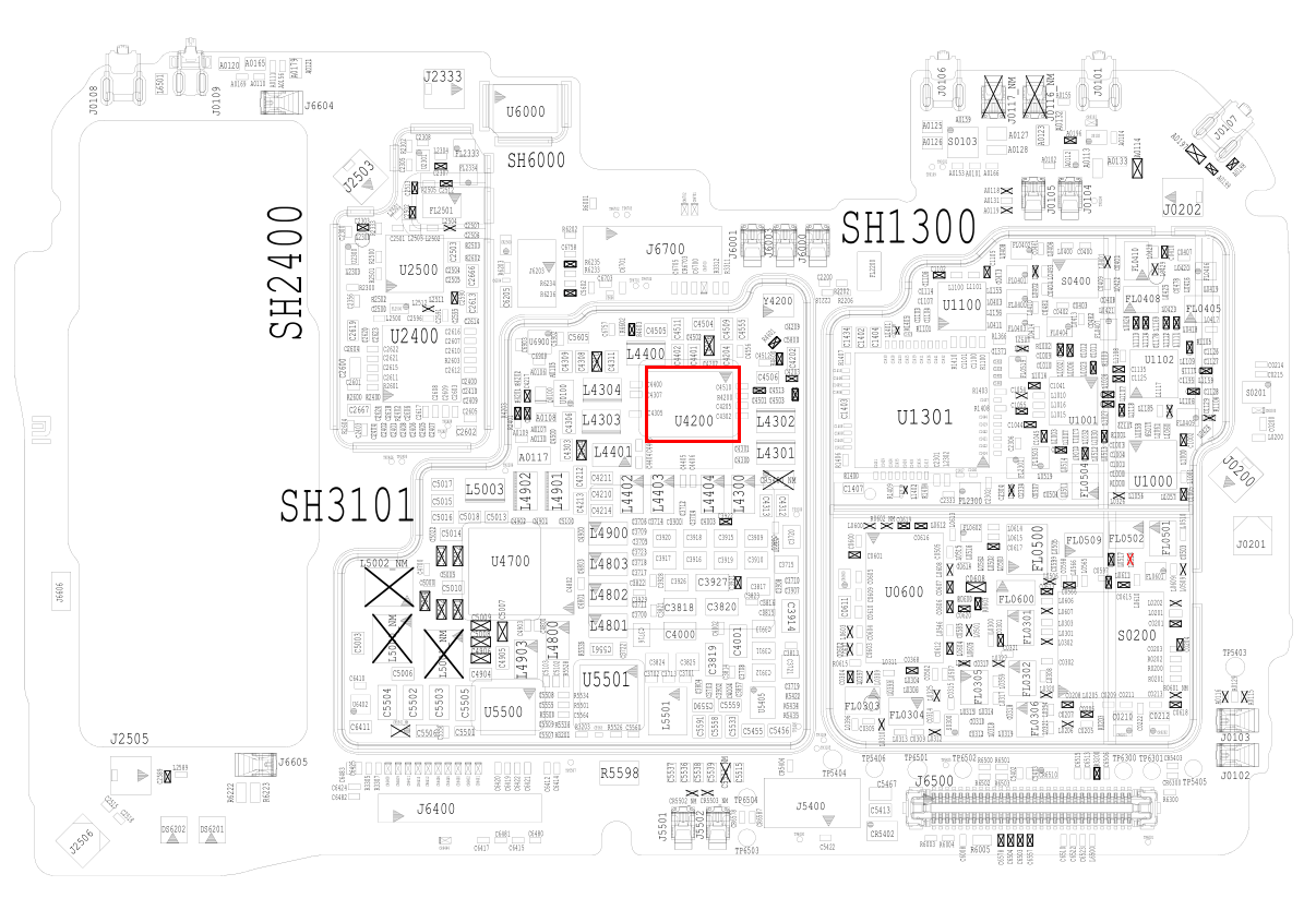 xiaomi mi 9 no se enciende problema de reparación U4200 01
