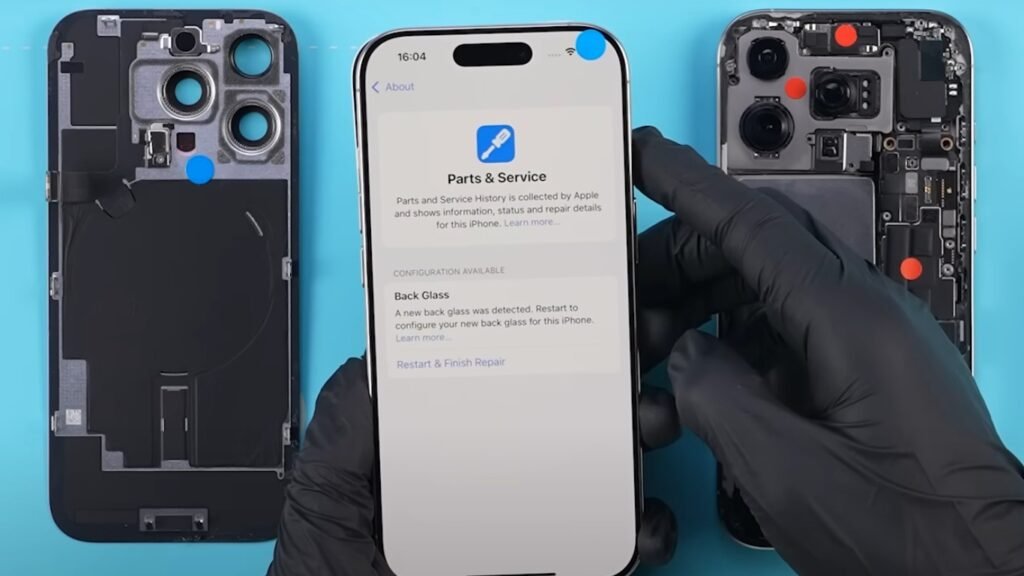 iphone 16 pro swap parts: face id remains functional figure 1