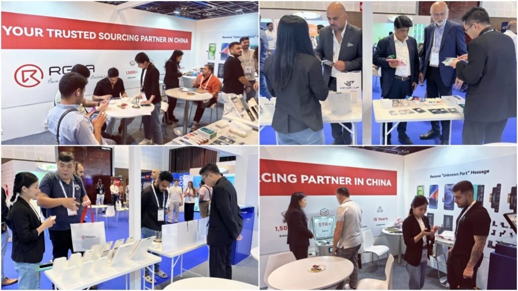 rewa porta le soluzioni aziendali per la riparazione al gitex 2024 di dubai Figura 2. Molti clienti visitano lo stand REWA