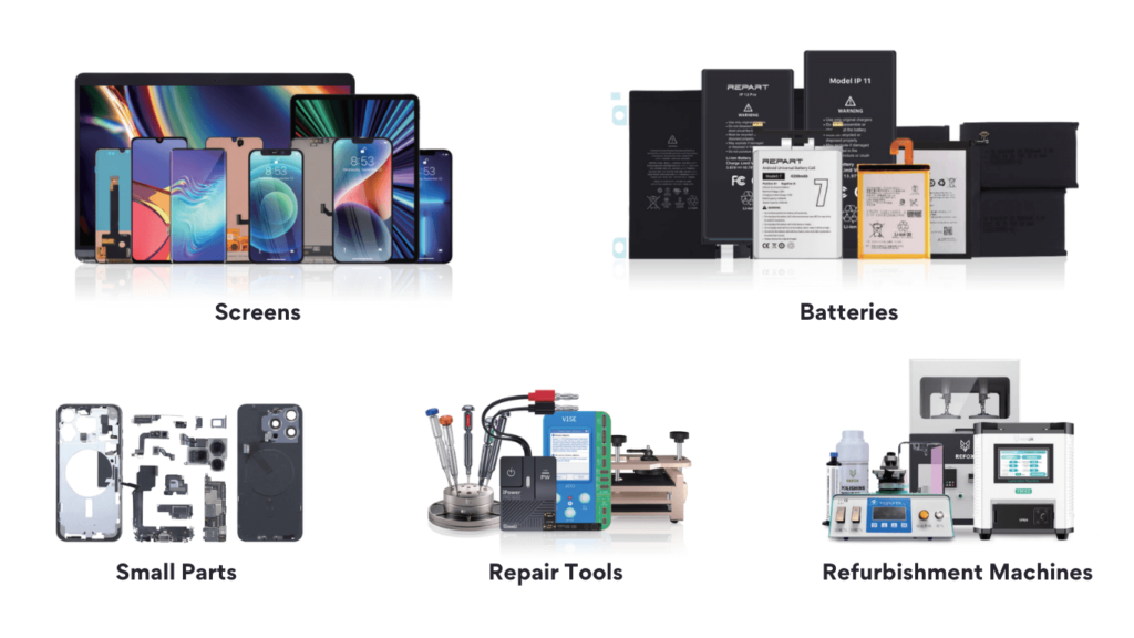 rewa one-stop repair business solución para negocios de segunda mano productos rewa seleccionados