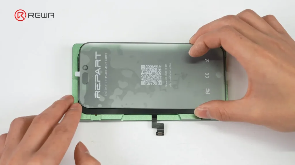 iphone 16 pro screen refurbishment: a step-by-step guide Installing the new front glass with alignment mold