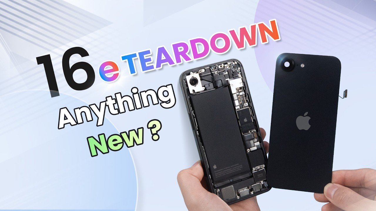 iphone 16e teardown