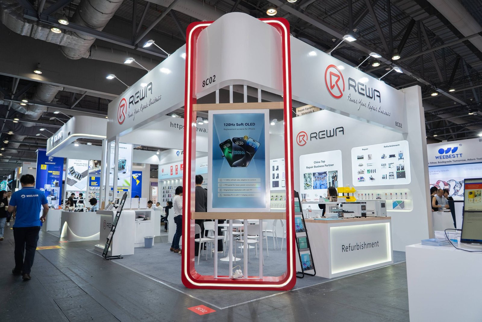 rewa ha riscosso successo alla fiera globale dell'elettronica mobile sources di hong kong rewa al Global Source Mobile Electronics Show di Hong Kong