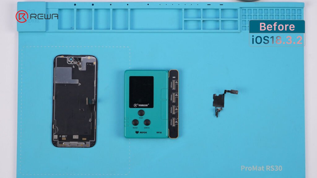 la primera pantalla aftermarket que pasa ios 18.3 repair assistant sin ic swap antes de ios 18 para arreglar mensaje desconocido 1