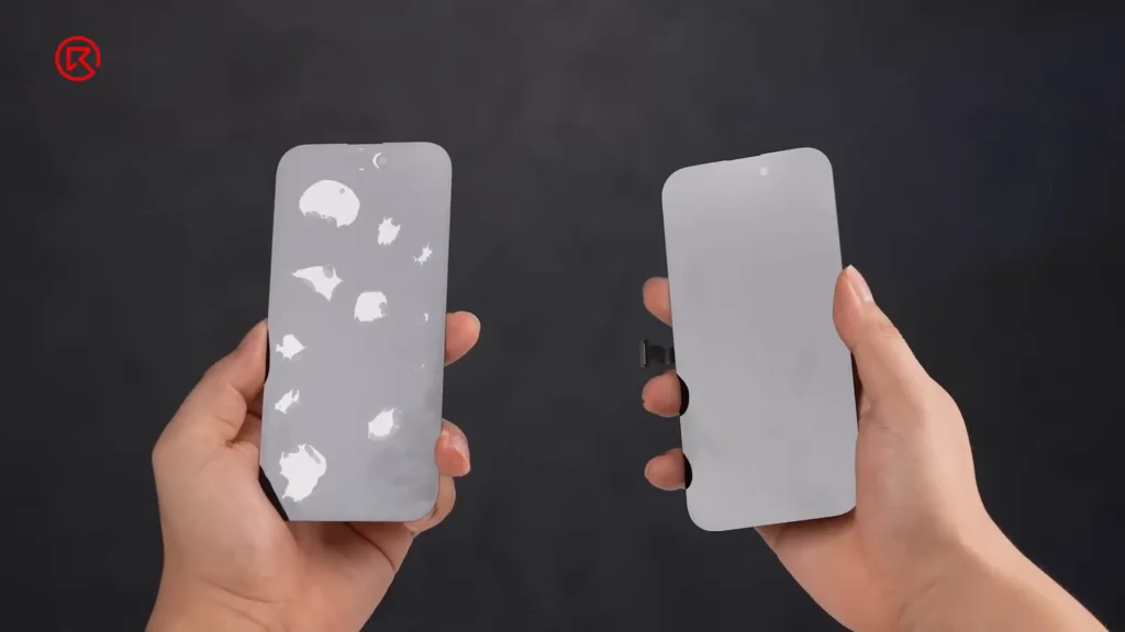 iphone screen refurbishing: how to avoid bubbles for a flawless finish iphone screen with bubbles and without bubbles