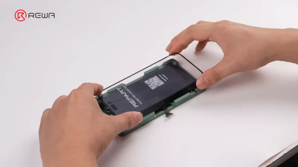 iphone screen refurbishing: how to avoid bubbles for a flawless finish place oca on front glass
