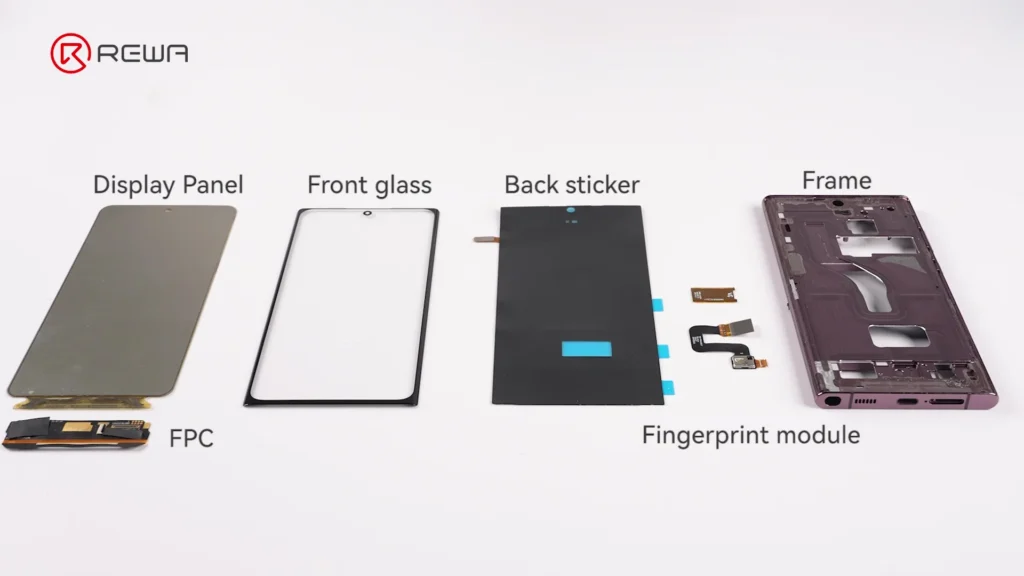 how samsung aftermarket oled screens are made? structure of aftermarket samsung screens