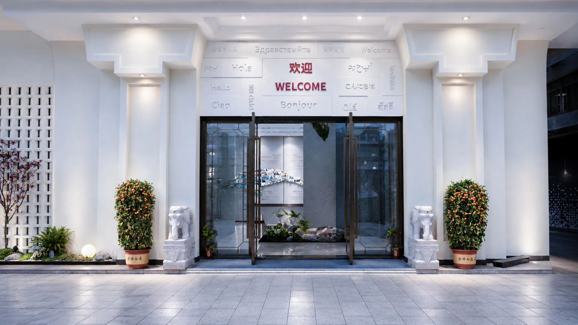 REWA Tech's showroom entrance